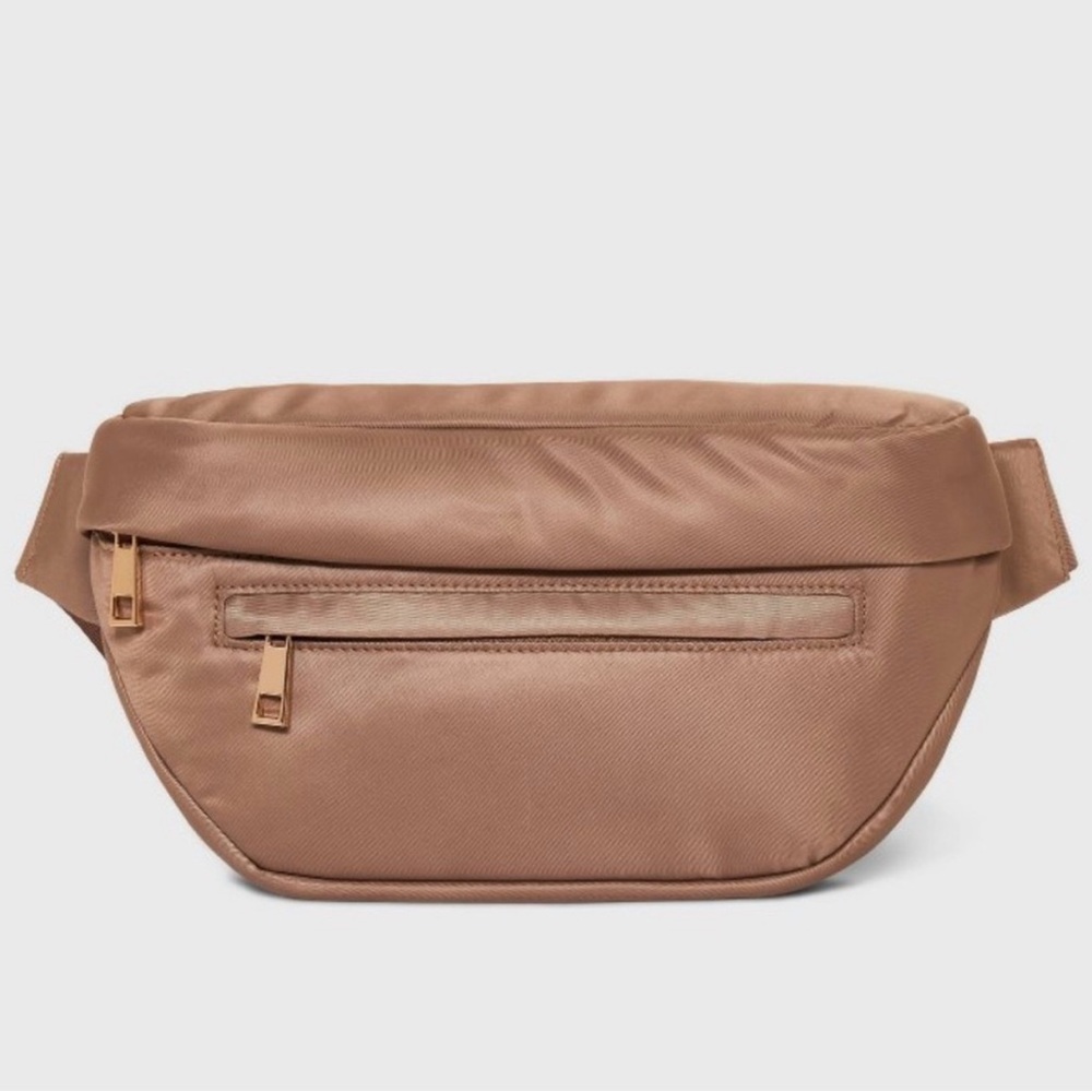 NEW a new day Tan Belt Bag Athleisure Fanny Pack Crossbody Bag Light Brown